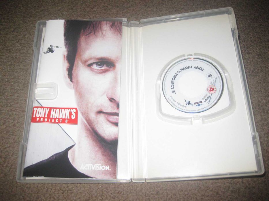 Jogo para a PSP "Tony Hank`s- Project 8" Completo!