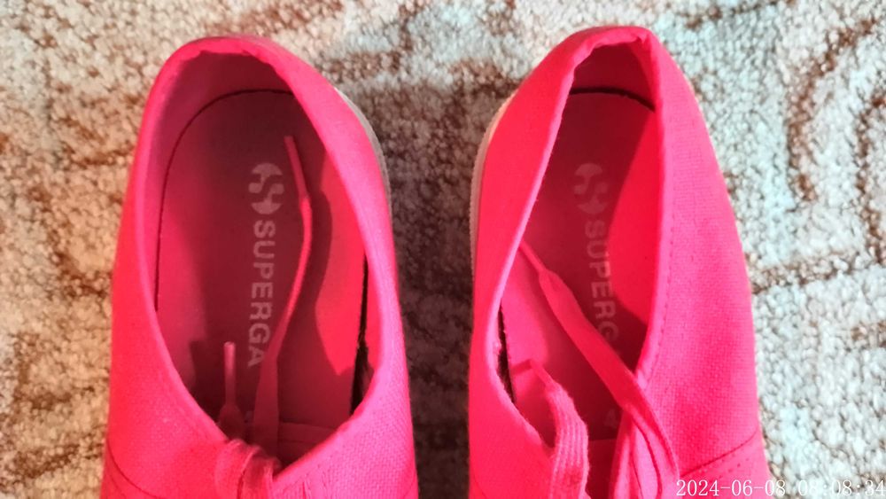 Tenisówki Superga S003J70 Czerwony rozmiar 49  wkładka  30 cm