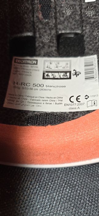 Decathlon H-RC 500 blanc/Rose rozmiar S 53-56 cm.