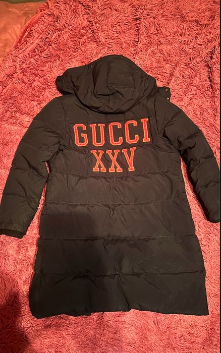 Зимнее пальто пуховик Gucci на мальчика 9-10 лет натуральный пух