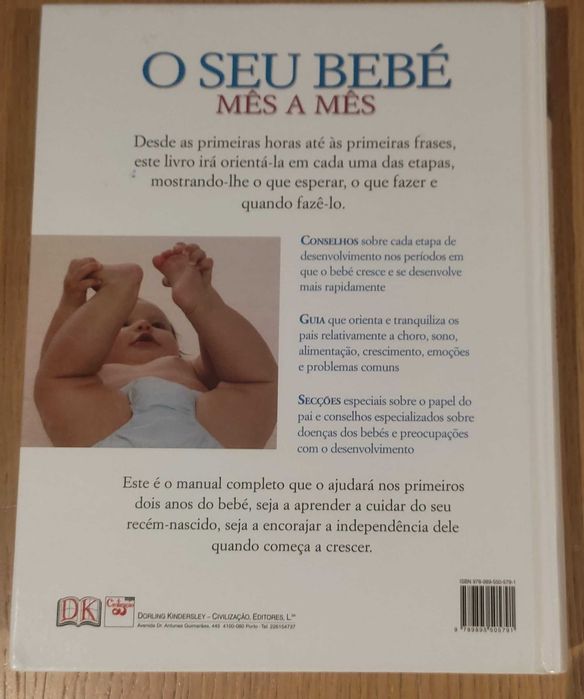 Livro "O seu bebé mês a mês"