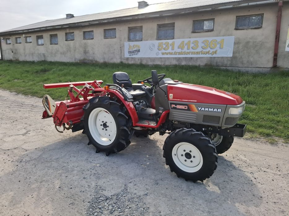 Traktorek japoński 4x4 Yanmar F 220 wspomaganie piękny stan