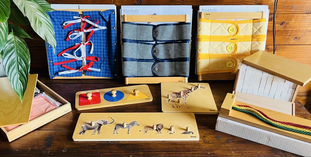 Conjunto Materiais Montessori Nienhuis