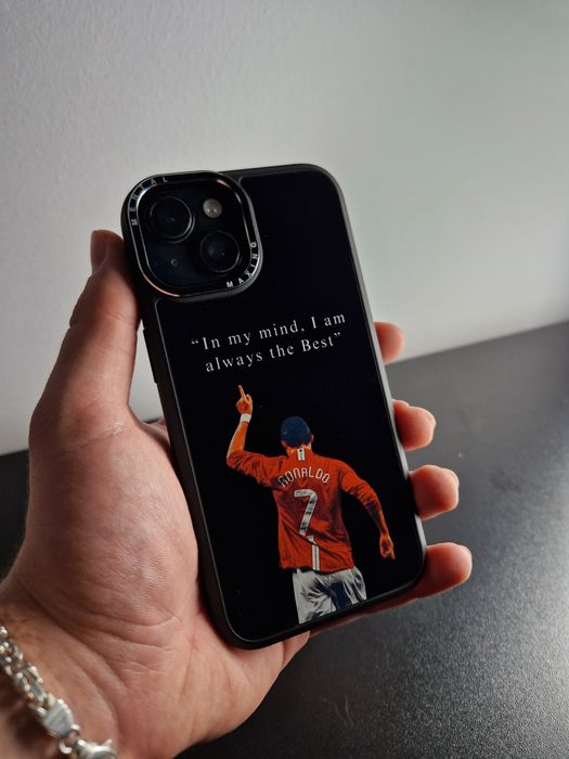 Personalizowane Customowe Etui Phone Case CR7 Iphone 13-16 Pro Max