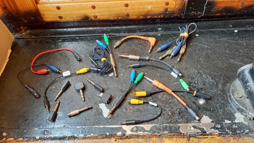 Переходник (адаптер) Jack 3.5мм (м/п)-Jack 6,3мм (п/м) моно/стерео