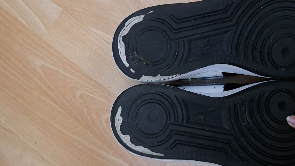Czarnobiale Buty Nike