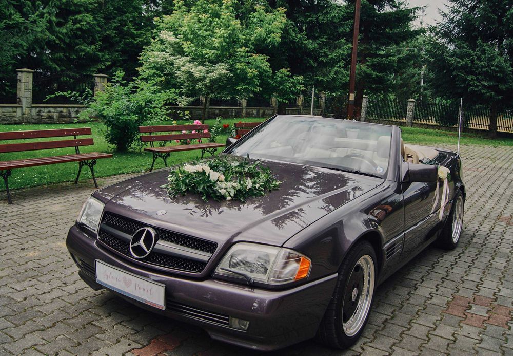 Zabytkowy samochód do Ślubu! Auto do ślubu! Mercedes SL AMG kabriolet,