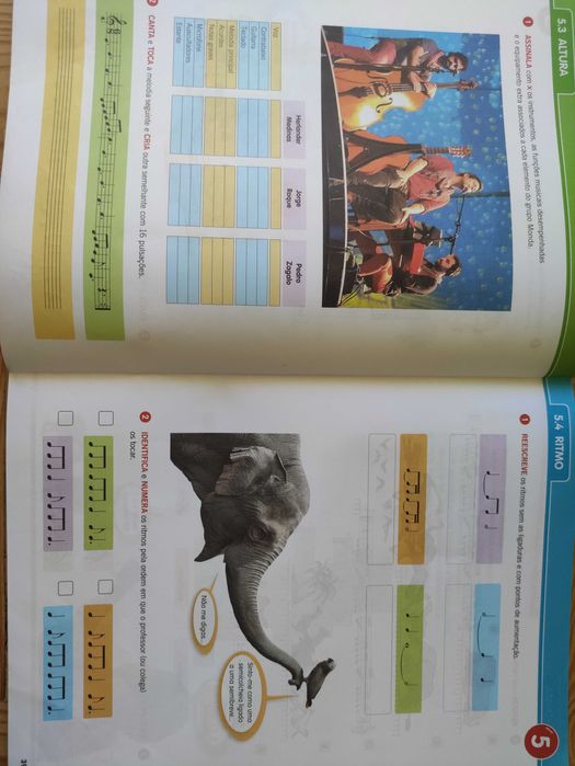 Caderno de atividades Música 6 ano