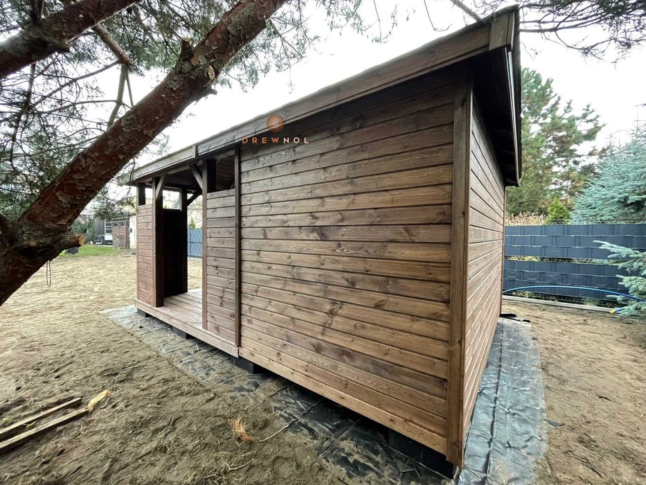 domek narzędziowy, altanka 2w1 , altanki,wiaty,altany 6m x 3m DREWNOL.