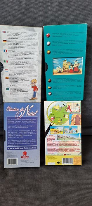 Cassetes de vídeo VHS Walt Disney e outros 1994