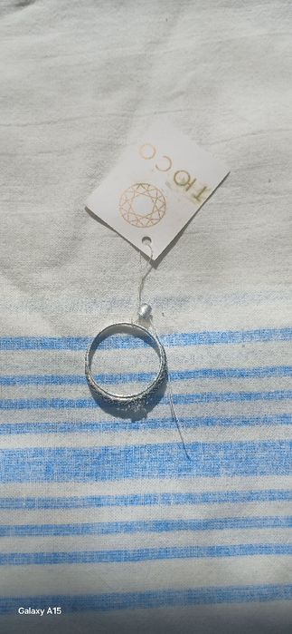 Перстинь срібний новий