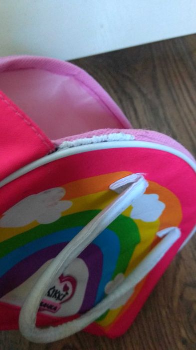 Школьная детская сумка клатч мех бисер паетки