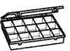 Pudełko z przegrodami Organizer wędkarski średni 29x18,5x4,6 cm MOCNY