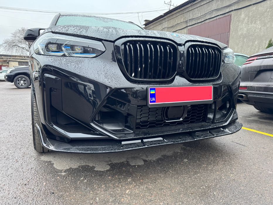 Рестайлинг X3M 2023+ для BMW X3 G01 F97 2018-2022 Обвес Фары бампер