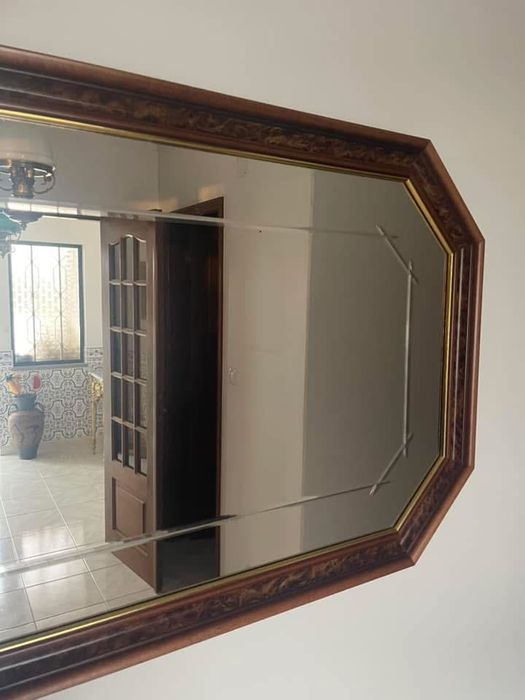 Espelho de Parede Hexagonal