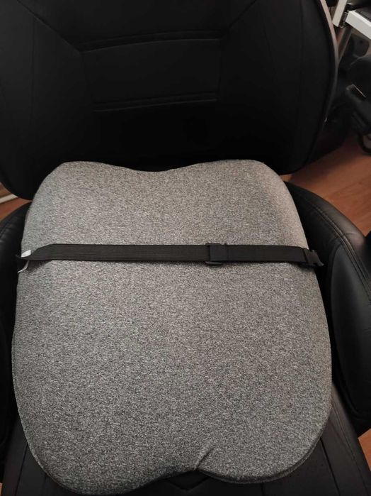 Poduszka lędźwiowa z pianki memory - szary