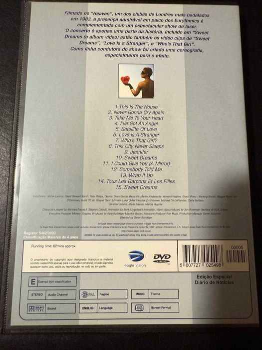 DVD Eurythmics: Sweet Dreams
