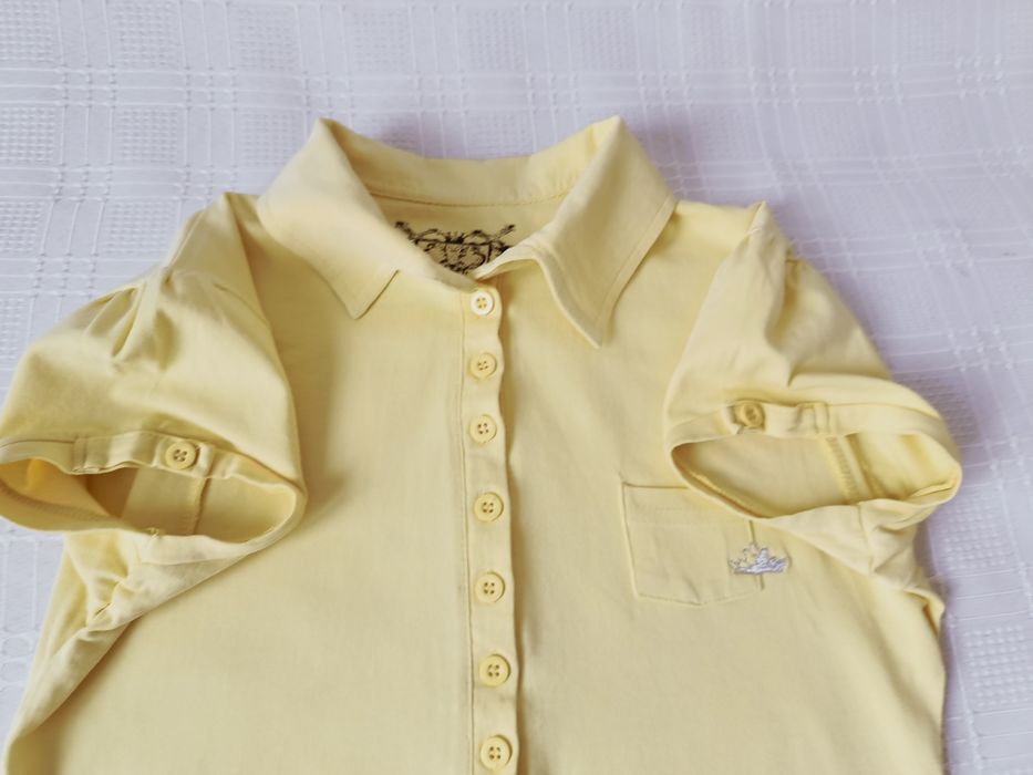 Bluzka damska z kołnierzykiem, rozmiar M, Butik