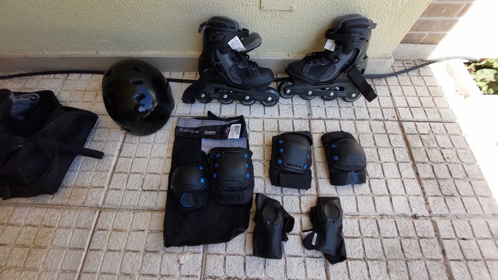 Patins em Linha como novos