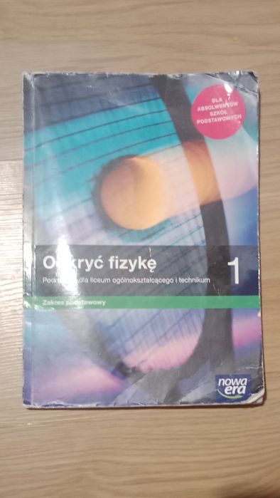 odkryć fizykę podręcznik dla klas 1 technikum liceum