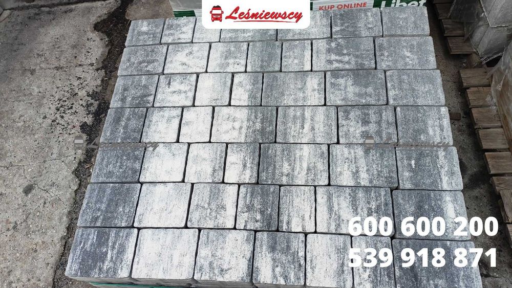 Kostka brukowa na podjazd DROGBRUK-Moderno 6cm kolory zimowe