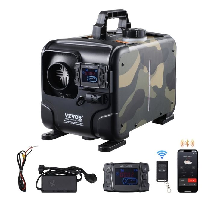 Aquecedor Diesel 8kW (Alta Potência) 3 modelos disponíveis