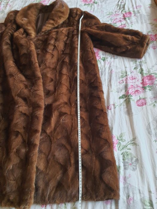 Futro naturalne z norek r. 48/50