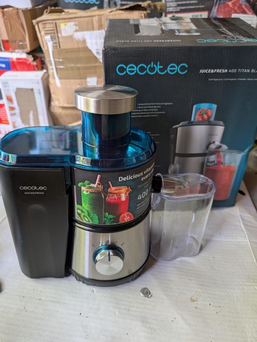 Sokowirówka Cecotec juice and fresh 400 titan Black