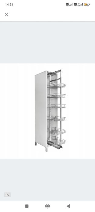 Cargo do szafki 30. Wysokość 170 cm