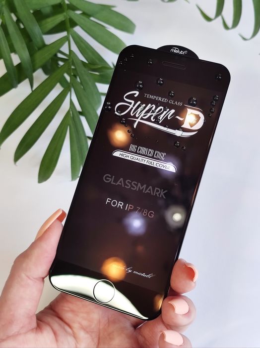 Захисне скло Super D iPhone 7 Plus 8plus защитное стеклo айфон8