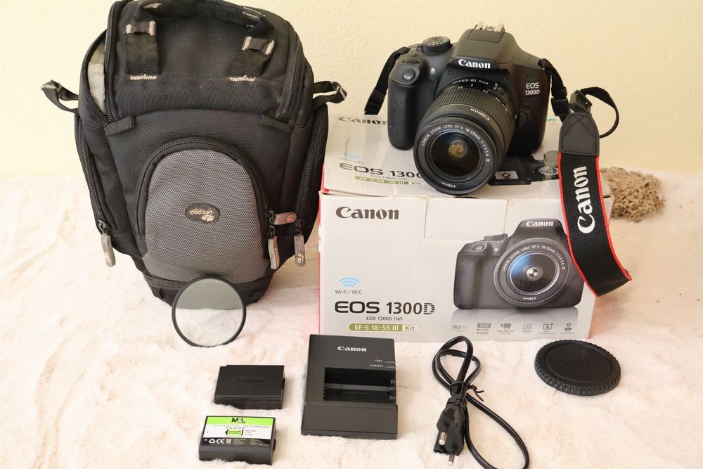 Canon EOS 1300D + EFS 18-55mm