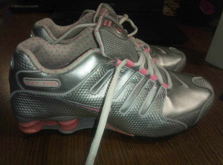 Buty Nike Shox NZ 40 eu 25,5 cm srebrne model retro vintage 11