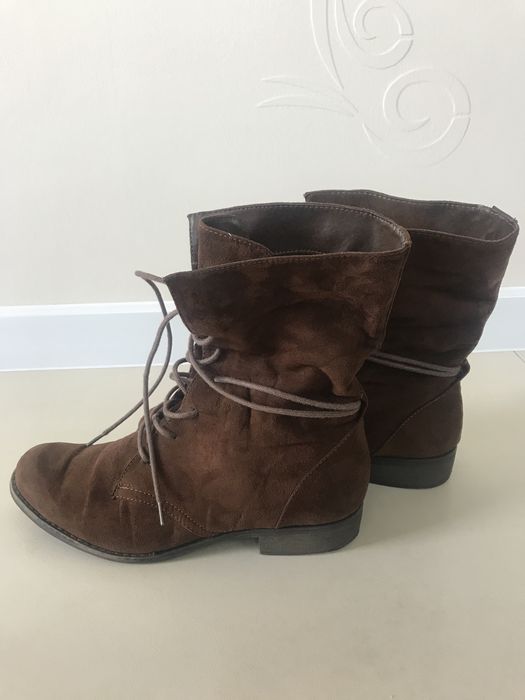 Zamszowe botki, Deichmann, roz. 39