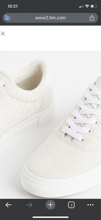 Нові кеди  жіночі h&m