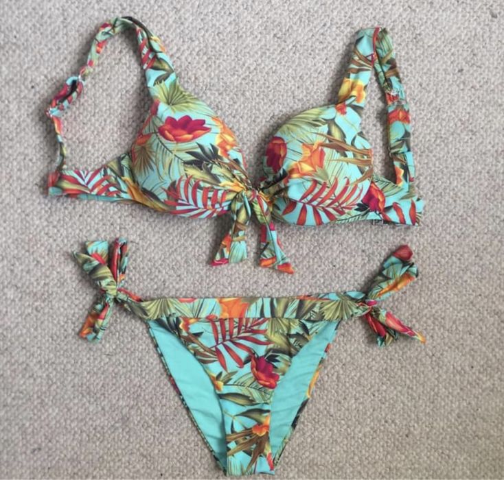 Biquini Floral Calzedonia - Tam S
