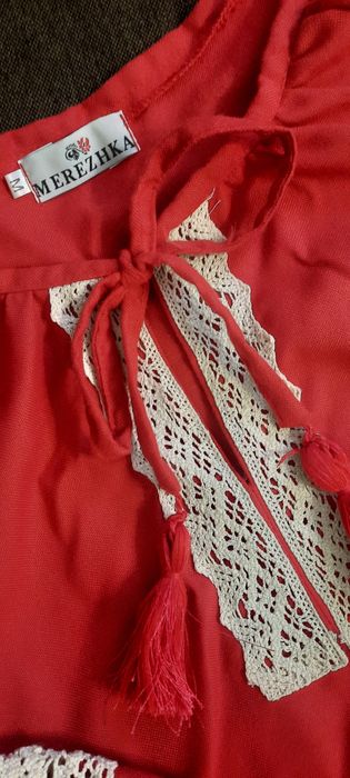 Лляна блуза вишиванка Merezhka
