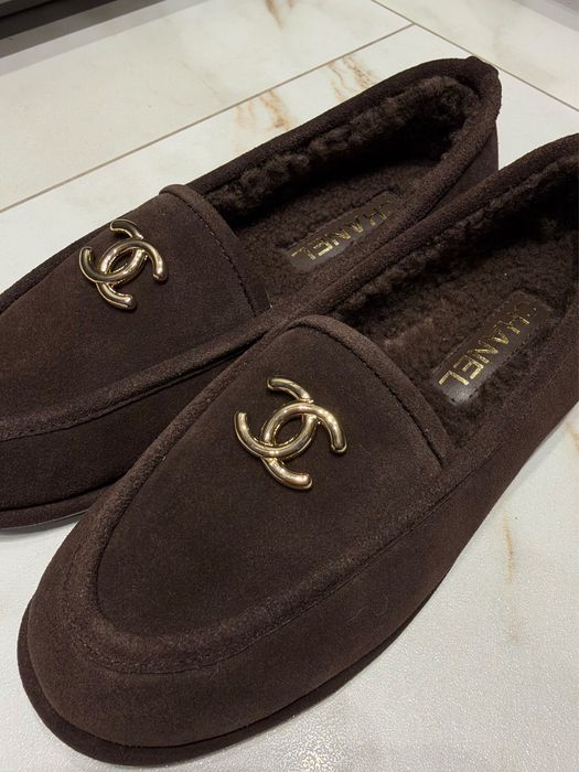 Mokasyny Chanel Dark Brown