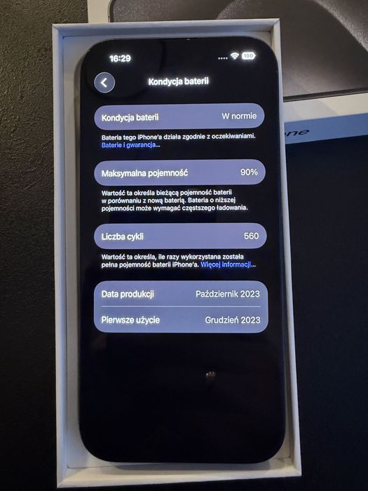 Iphone 15 pro 128gb idealny