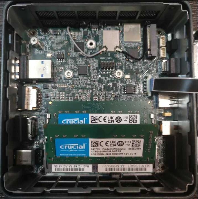 Компактний ПК Intel NUC 10 i5 (NUC10i5FNH) 16 GB RAM (опція + Dock станція)