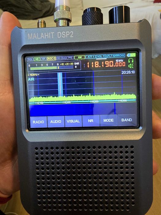 Radio Malahit DSP2 + antenna GA 800 loop