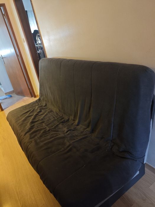 Sofá-cama de 3 lugares com arrumação