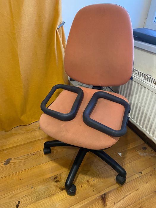 Крісло офісне Comfort GPT на запчастини механізм колеса і підлокітники