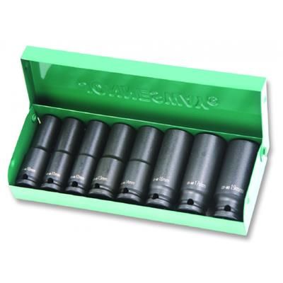 Zestaw nasadek udarowych długich 3/8" 8szt