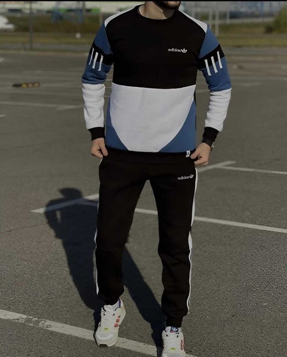 Весняний спортивний костюм Adidas на флісі. Світшот