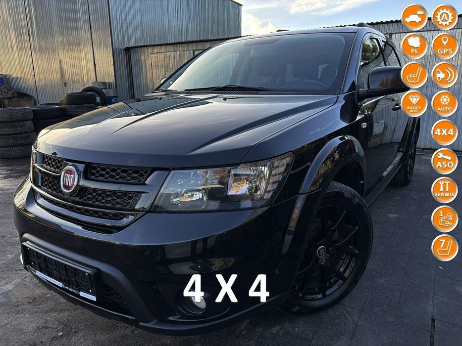 Fiat Freemont Freemont 2.0 Black Code 4x4 170km 7 fotel KAMERA nav SKÓRA serwis 2014
