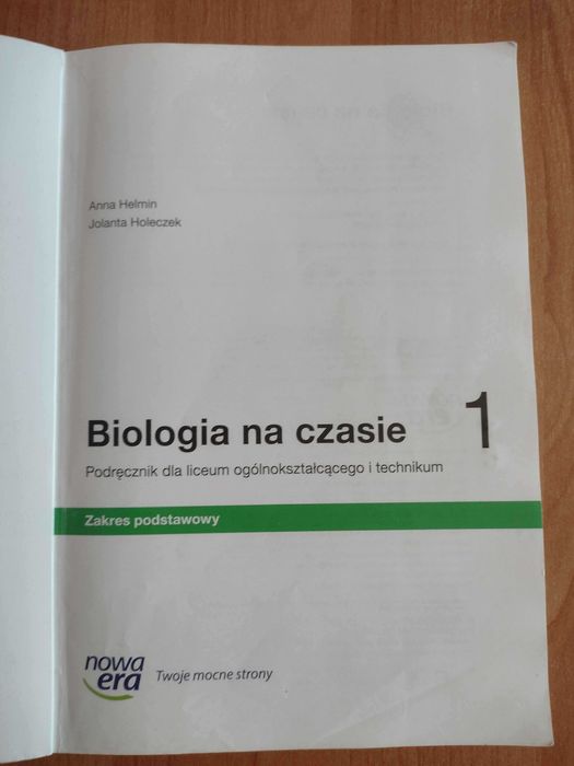 Biologia na czasie 1 zakres podstwowy