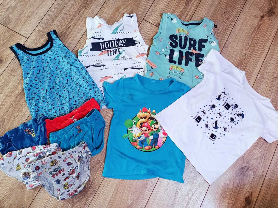 zestaw ubrań dla chłopca 122