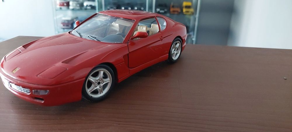 bburago ferrari 456 - antyki i przedmioty kolekcjonerskie