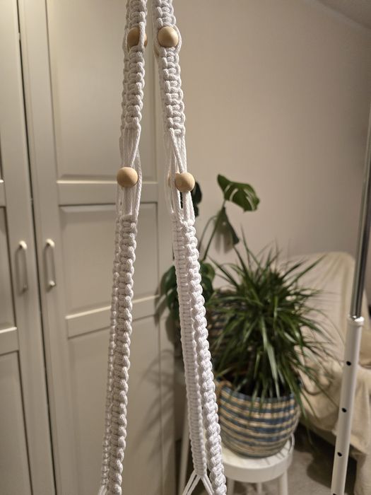 Koszyk na owoce/ kwiaty makrama hand made