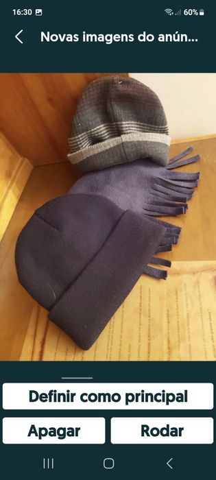 1€- Cachecóis-Homem e 1€ gorros